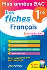 Mes années BAC - Les fiches français 1re