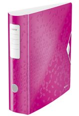 WOW - Classeur à levier 180° - Dos 60 mm - A4 - rose