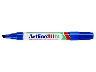 Artline 90N - Marqueur permanent - pointe biseau - bleu