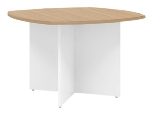 Table de réunion rectangulaire avec côtés arrondis YES ! - Chêne