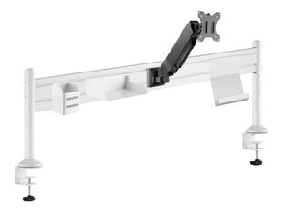 Unilux Ergo Station - Organiseur de bureau ergonomique avec bras support-écran