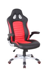 Fauteuil gamer DRIFT - accoudoirs fixes - Noir et rouge
