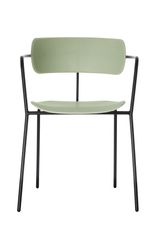 Chaise BISTRO - avec accoudoirs - vert