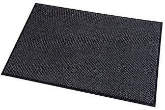 Tapis microfibres - 90 x 150 cm - gris