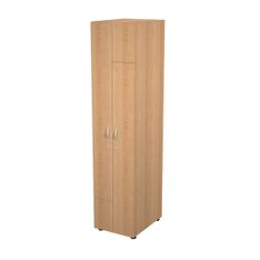 Armoire vestiaire 2 portes - H185 x L40 x P52 cm - Hêtre