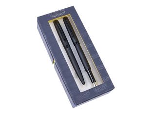 Online Eleganza - Parure stylo à bille et sylo plume noir