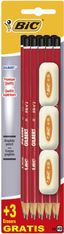 BIC - Pack de 10 crayons graphites HB + 3 gommes