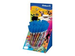 Pelikan Super Pirat 850 - stylo effaceur / de réécriture - pointe fine - Motifs assortis