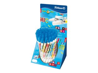 PPelikan Super Pirat 850 - stylo effaceur / de réécriture - pointe large - Motifs assortis