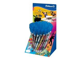 Pelikan Super Sheriff 258 - stylo effaceur / de réécriture - Pointe biseautée - Motifs assortis