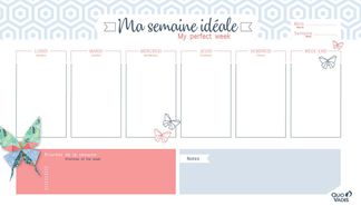 Quo Vadis Butterfly - Sous-main feuillets détachables