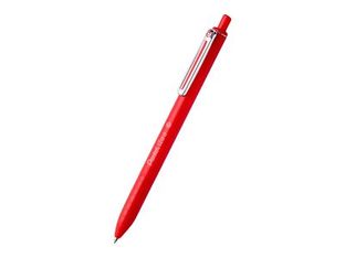 Pentel iZee - Stylo à bille rétractable - rouge - 1 mm - pointe large