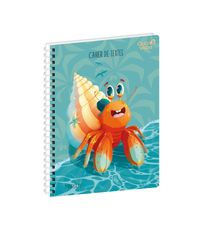 Quo Vadis - Cahier de textes - Spiralé - Français - Marguy Enfants - Journalier - 15x21 cm - Papier Clairefontaine blanc - Fabrication française