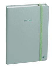 Quo Vadis - Agenda année scolaire - 2026-2027 - Eurotextagenda - Journalier - Multilingue - Pastel - Vert clair - 12 mois de août à juillet - 12x17 cm
