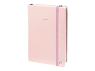 Quo Vadis Pastel 15 - Carnet de notes à élastique - 10 x 15 cm - rose