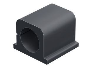 DURABLE CAVOLINE CLIP PRO 1 - boite de 4 clips adhésif pour 2 câbles - 14mm de diamètre - graphite