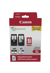 Canon PG-560XL/CL-561XL - Pack de 2 - noir, couleur (cyan, magenta, jaune) - cartouche d'encre originale