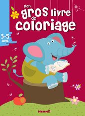 Mon gros livre de coloriage - Eléphant (3-5 ans) 