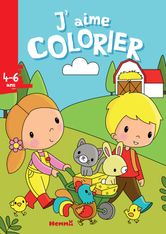 J'aime colorier (4-6 ans) - ferme