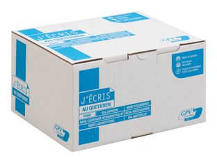 GPV - 500 Pochettes Enveloppes C5 162 x 229 mm - 90 gr - sans fenêtre - kraft - bande adhésive