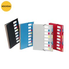 Viquel Essentiel - Trieur 8 positions avec bloc et 2 rabats - disponible dans différentes couleurs