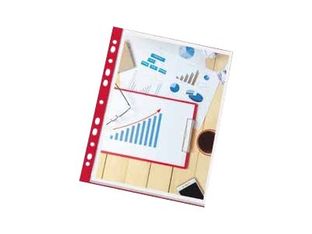 Viquel - Porte vues reliure mobile - 40 vues - A4 - rouge