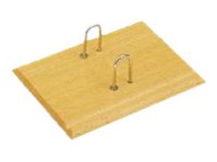 Wonday - Socle pour éphéméride bois - 2 arceaux métal