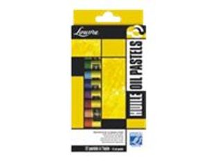 Lefranc & Bourgeois Louvre - 12 pastels à l'huile - couleurs assorties