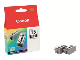 Canon BCI-15 - Pack de 2 - noir - cartouche d'encre originale