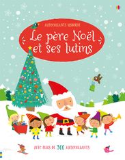 Le père Noël et ses lutins - Autocollants 