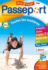 Passeport - Toutes les matières - De la 3e à la 2de - Cahier de vacances 2025