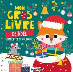 Mon P'tit Hemma - Mon gros livre de Noël - Gommettes à placer dans des décors, coloriages et stickers - Dès 3 ans
