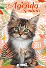 Mon agenda scolaire - Chat - année scolaire - 8 ans	