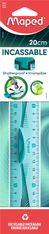Maped Incassable - Règle double décimètre 20 cm - incassable - disponible dans différentes couleurs