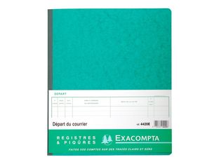 Exacompta - Registre Départ courrier - 32 x 27 cm