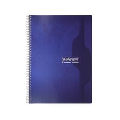 Calligraphe 7000 - Cahier reliure intégrale 21 x 29.7 cm - 180 pages - grands carreaux  (Seyes) - bleu