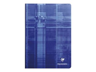 Clairefontaine - Cahier broché A4 (21x29,7 cm) - 192 pages - grands carreaux (Seyes) - disponible dans différentes couleurs