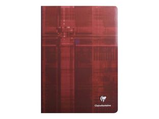 Clairefontaine - Cahier broché A4 (21x29,7 cm) - 288 pages - grands carreaux (Seyes) - disponible dans différentes couleurs