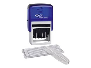 Colop - Mini tampon dateur S260 à faire soi-même - 2 lignes