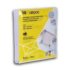 GPV Pack'n Post - 10 Pochettes bulles - 240 x 275 mm - bande de protection