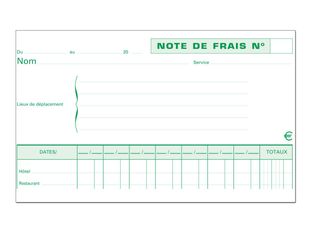 Exacompta - Manifold Carnet de notes de frais - 50 dupli - A4