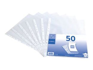 Viquel - Fundas con taldros - para A4 (paquete de 50)
