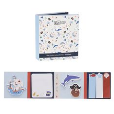 Kiub - Bloc note pirate 36x9 - Collection les petits