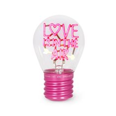 Legami - Lampe De Table En Forme D’Ampoule Love Is In The Air