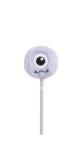 Crayon pompon monstre lilas avec œil brodé - look amusant Back2Fun