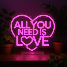 Legami - Enseigne Lumineuse Led A Effet Neon All You Need Is Love