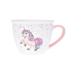 Kiub - Bol timbale a anse licorne 550ml - Collection kooks porcelaine