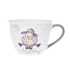 Kiub - Bol timbale a anse mouton 550ml - Collection kooks porcelaine