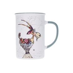 Kiub - Mug timbale droit l 360 ml kook bouquetin