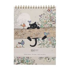 Kiub - Carnet a dessin gm bug art chaton branche